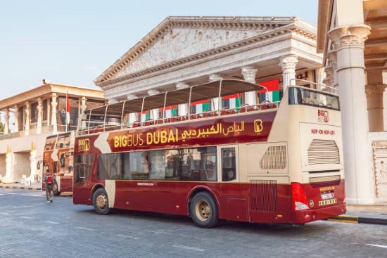 Big Bus, autobus hop on hop off a Dubai