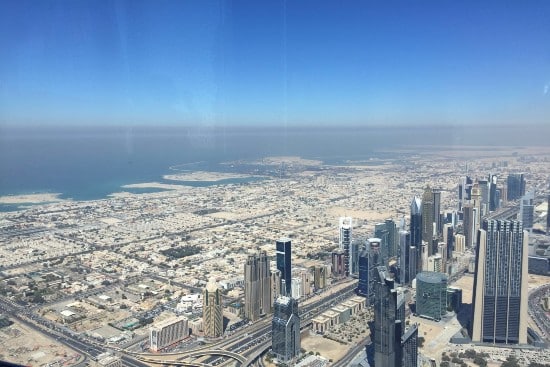 Dubai vista dall'alto