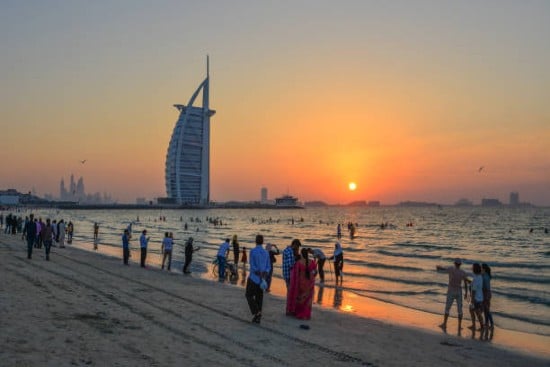 Sunset beach Dubai