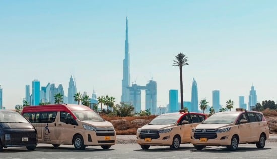 Tipi di taxi a Dubai