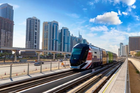 Tram a Dubai